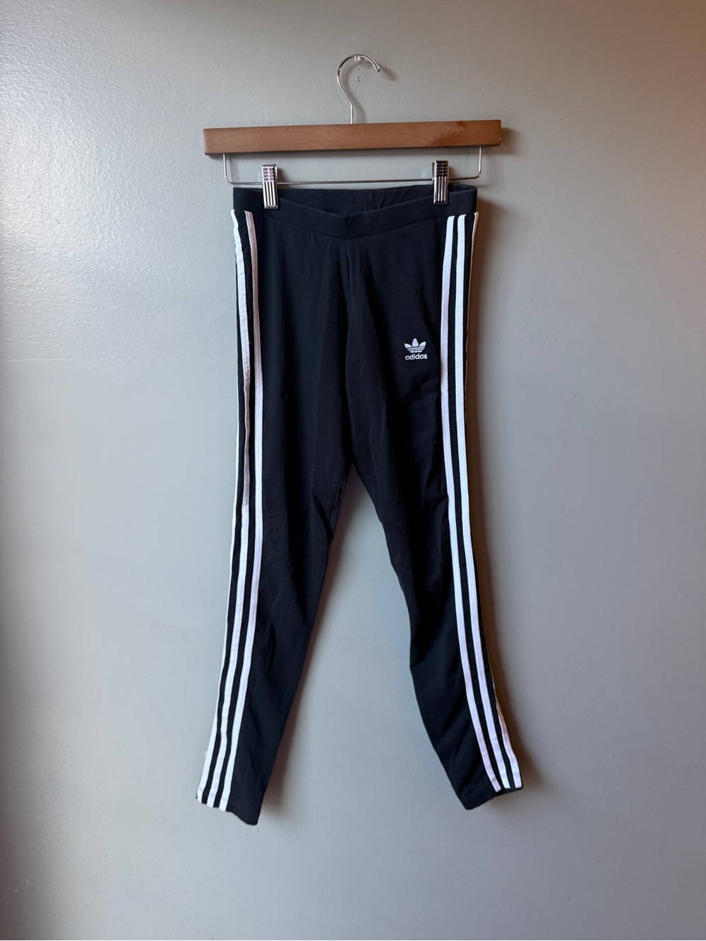 Adidas Originals 3-Stripes Leggings Black Women’s XS